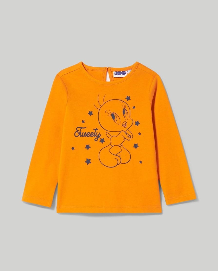 Neonata 9-36 Mesi Blukids Magliette | T-Shirt In Puro Cotone Con Stampa Neonata