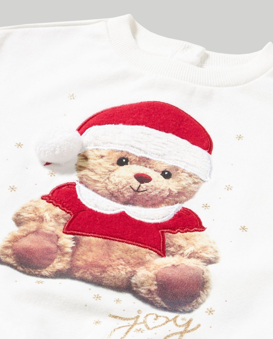 Neonata 9-36 Mesi Blukids Maglioncini | Felpa In Cotone Stretch Natale Neonata