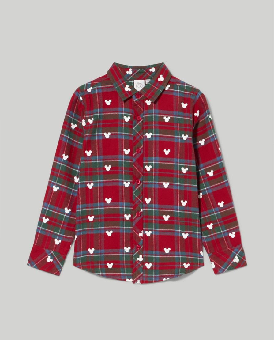 Bambini Blukids Camicie | Camicia In Flanella Di Puro Cotone Bambino