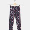 Bambini Blukids Jeans E Pantaloni | Leggings A Fantasia Farfalle In Cotone Elasticizzato Bambina