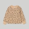 Bambini Blukids Felpe | Felpa Girocollo In Cotone Garzato Bambina