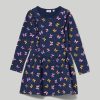 Bambini Blukids Vestiti | Abito In Felpa Elasticizzata Bambina