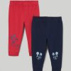 Neonato 9-36 Mesi Blukids Disney | Pack 2 Joggers Con Stampa Neonato