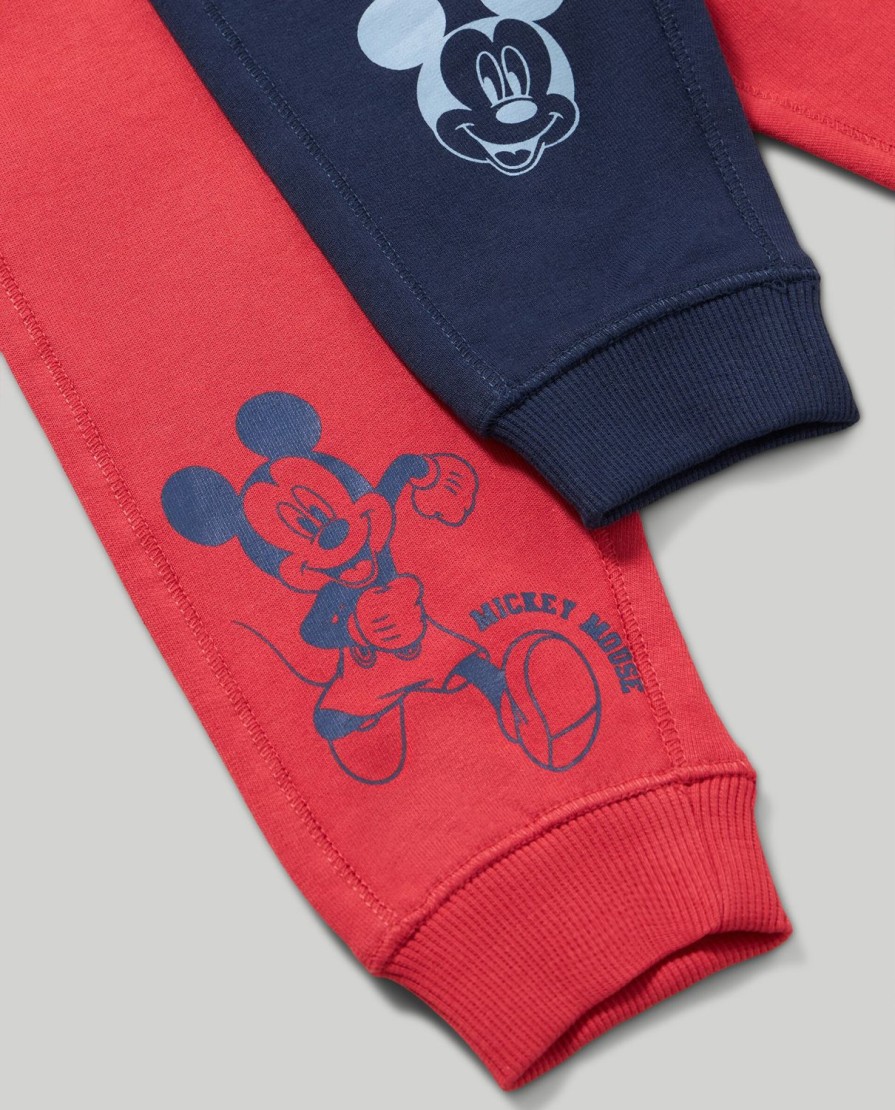 Neonato 9-36 Mesi Blukids Disney | Pack 2 Joggers Con Stampa Neonato