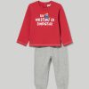 Neonato 9-36 Mesi Blukids Completini | Jogging Set In Cotone Neonato