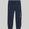 Bambini Blukids Jeans E Pantaloni | Jogger In Puro Cotone Bambino