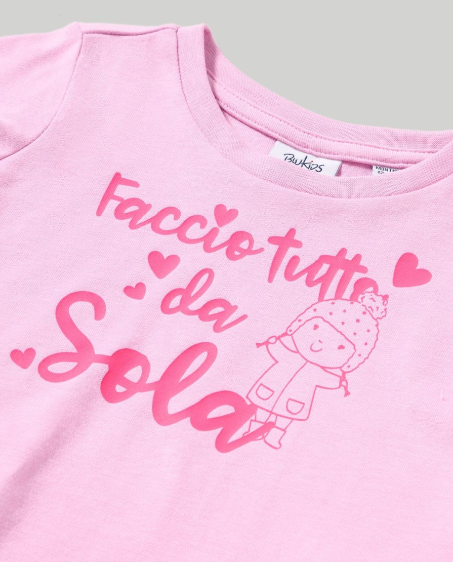 Neonata 9-36 Mesi Blukids Magliette | T-Shirt In Cotone A Maniche Lunghe Neonata