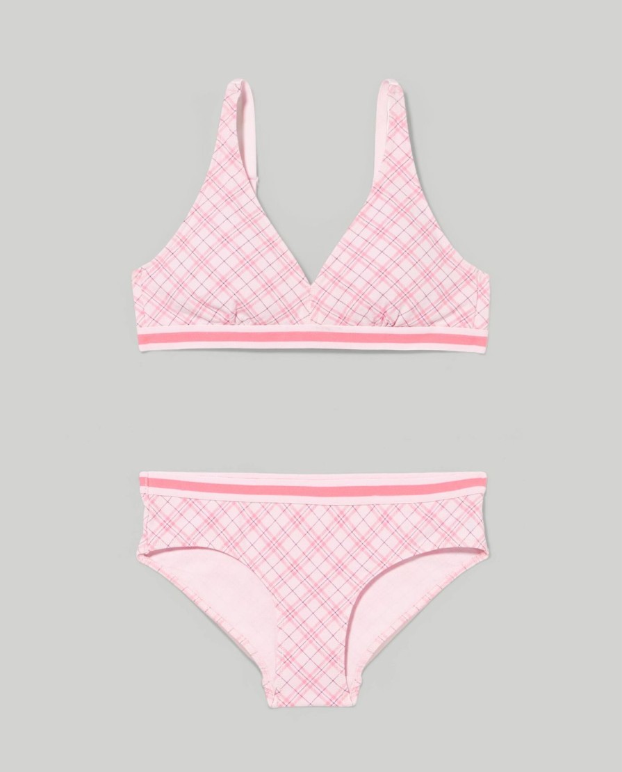 Ragazzi Blukids Slip E Coulotte | Completino Intimo In Cotone Ragazza