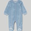 Nascita Blukids Tutine | Tutina In Velour Neonato