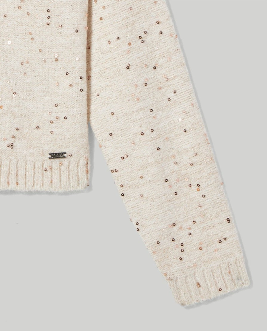 Bambini Blukids Maglioni | Cardigan Con Paillettes Bambina