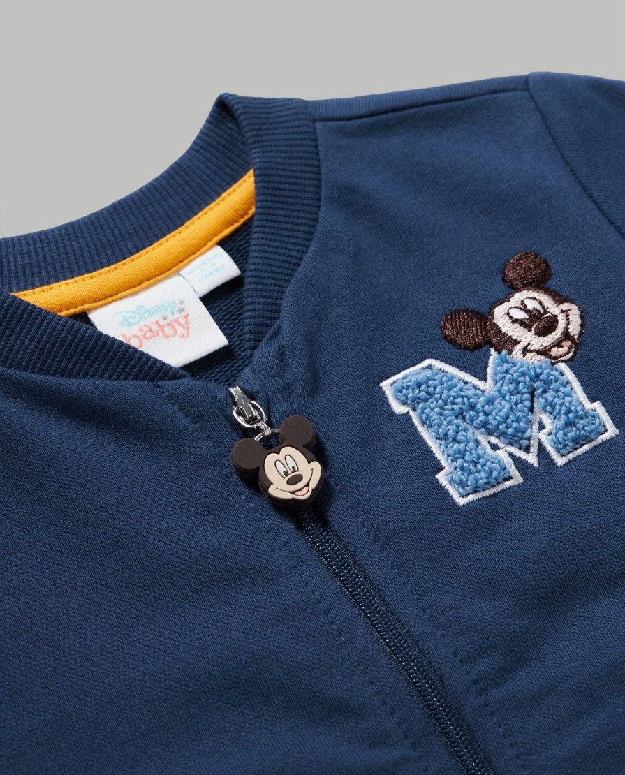 Neonato 9-36 Mesi Blukids Disney | Felpa In Puro Cotone Full Zip Neonato