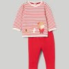 Neonata 9-36 Mesi Blukids Completini | Jogging Set In French Terry Neonata