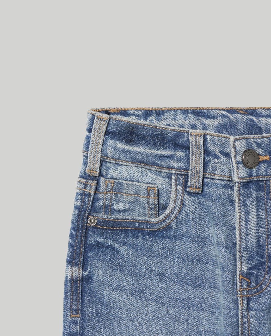 Bambini Blukids Jeans E Pantaloni | Pantaloni In Denim Stretch Bambino