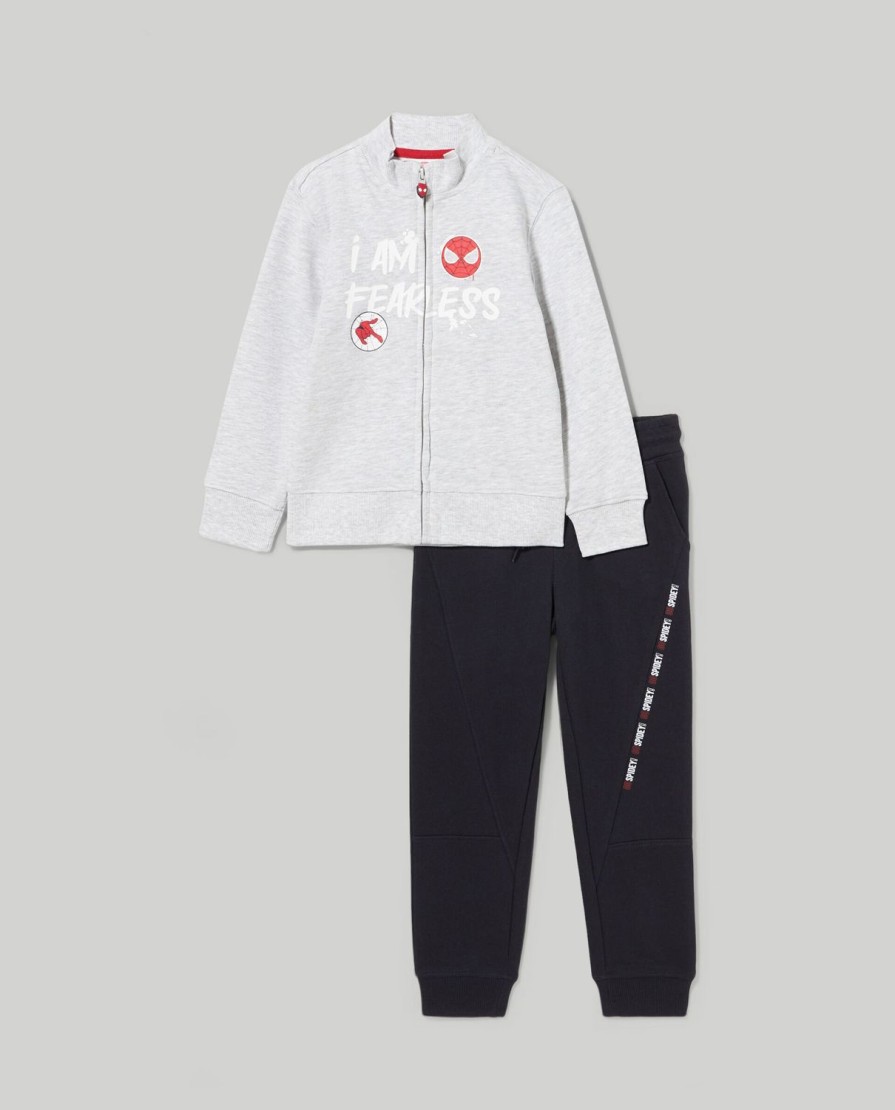 Bambini Blukids Set Bambino | Jogging Set In Misto Cotone Bambino