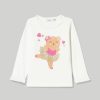 Neonata 9-36 Mesi Blukids Magliette | T-Shirt In Cotone Elasticizzato Con Rouches Neonata