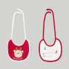 Nascita Blukids Accessori | Pack 2 Bavaglini Natalizi