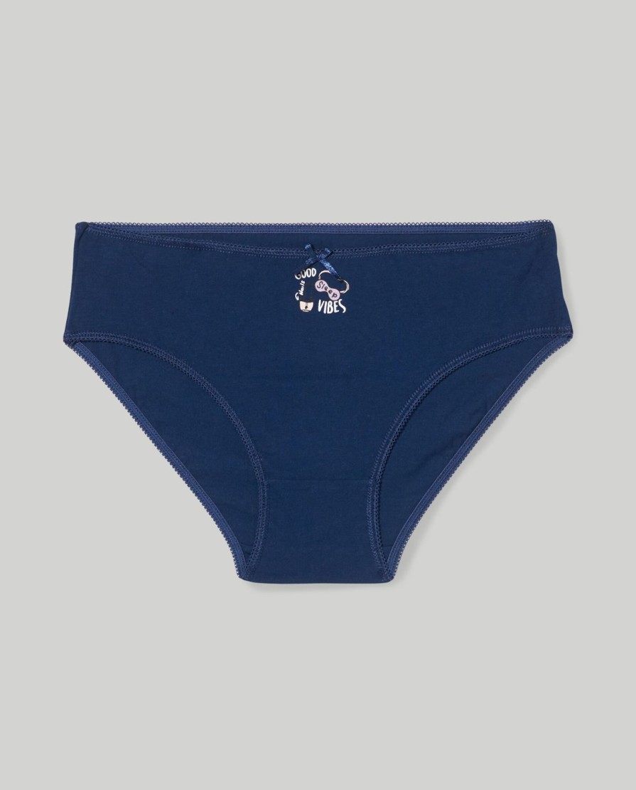 Ragazzi Blukids Slip E Coulotte | Pack 7 Slip In Puro Cotone Ragazza