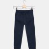 Bambini Blukids Jeans E Pantaloni | Pantaloni Jogger Tinta Unita Con Coulisse In Cotone Elasticizzato Bambino