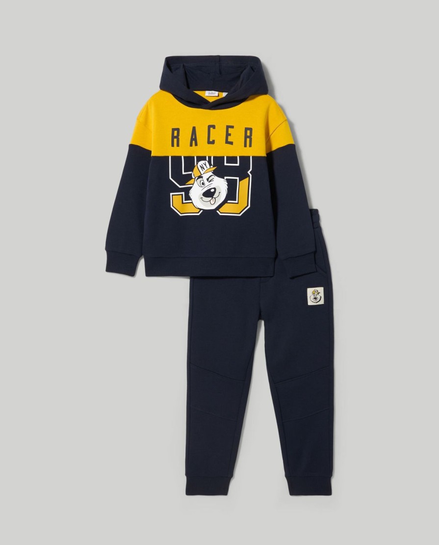 Bambini Blukids Set Bambino | Jogging Set In Puro Cotone Bambino