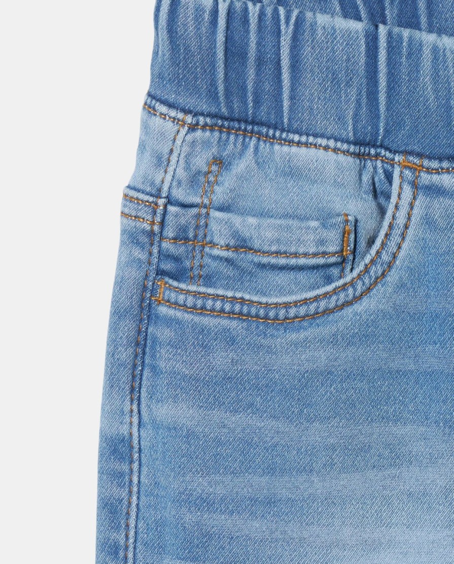 Bambini Blukids Jeans E Pantaloni | Joggers In Denim Bambino