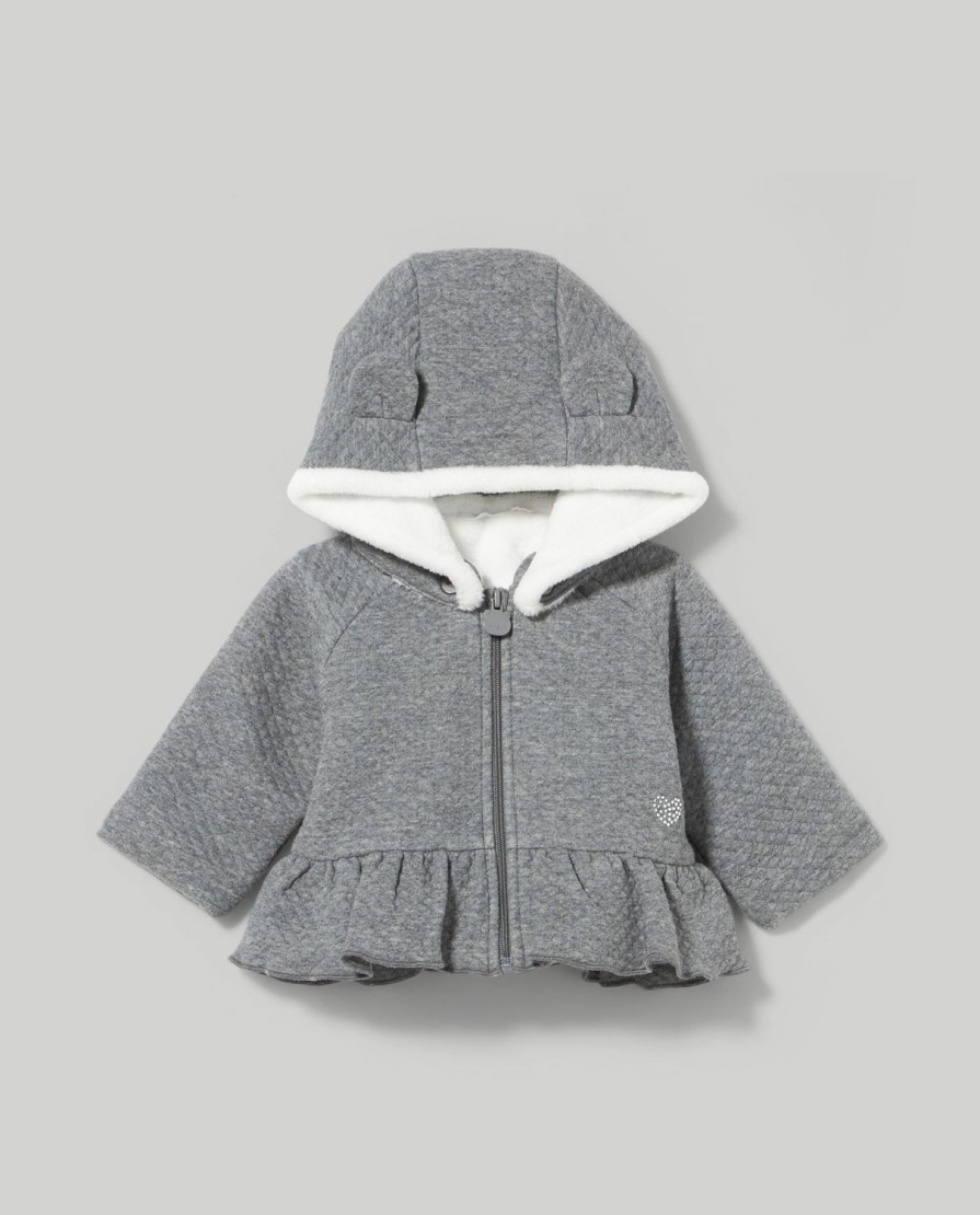 Neonata 9-36 Mesi Blukids Cappotti E Giubbotti | Cardigan In Matelasse Neonata