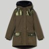 Ragazzi Blukids Cappotti | Parka Con Cappuccio Ragazza