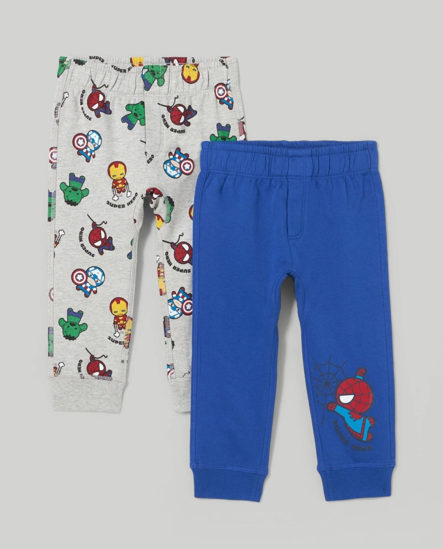 Neonato 9-36 Mesi Blukids Disney | Pack 2 Jogger Con Stampa Neonato