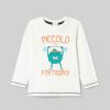 Neonato 9-36 Mesi Blukids Magliette | T-Shirt In Puro Cotone Con Ricamo Neonato