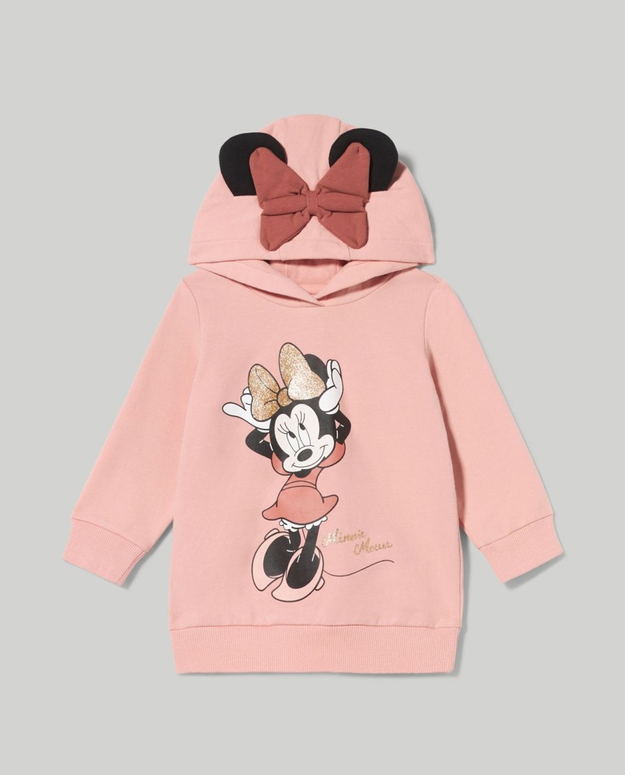 Neonata 9-36 Mesi Blukids Disney | Maxi Felpa Minnie Con Cappuccio Neonata