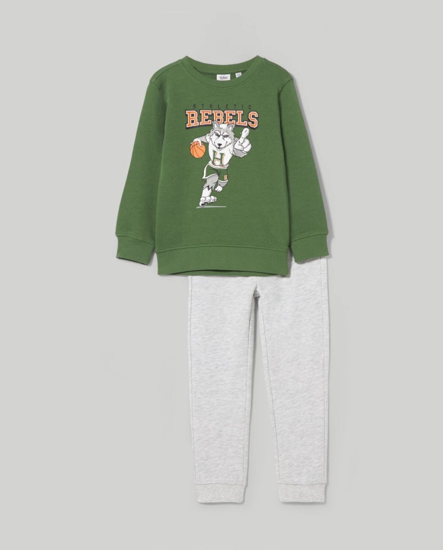 Bambini Blukids Set Bambino | Jogging Set In Cotone Bambino