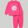 Neonata 9-36 Mesi Blukids Completini | Jogging Set In Felpa Di Puro Cotone Neonata