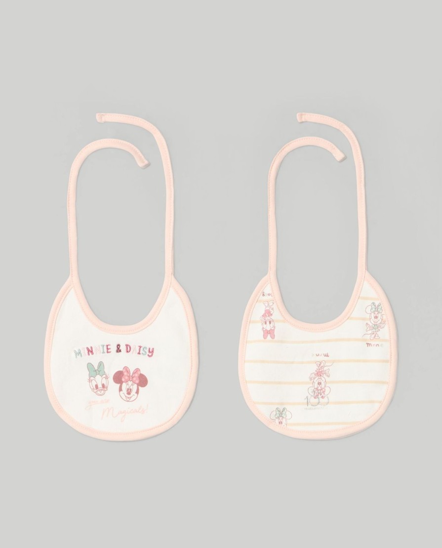 Nascita Blukids Accessori | Pack 2 Bavaglini In Puro Cotone Neonata