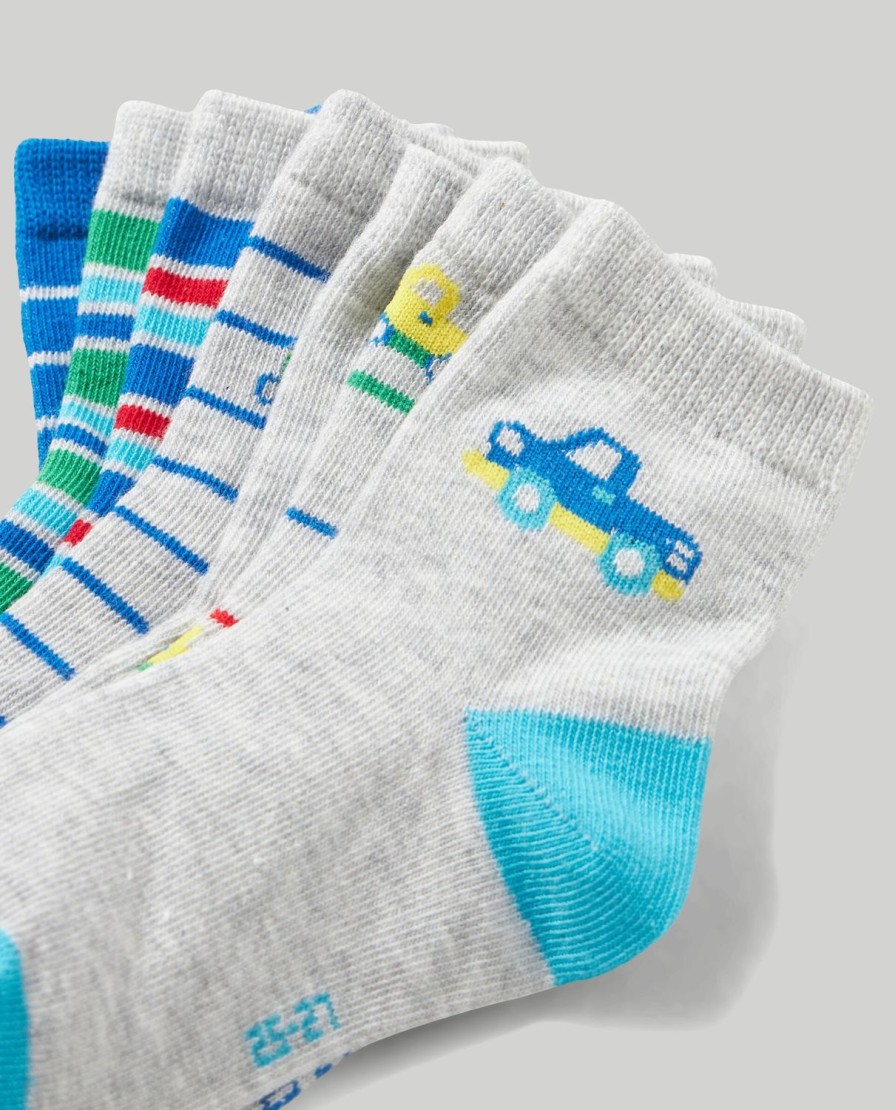 Bambini Blukids Calze E Calzini | Pack 7 Calze In Misto Cotone Bambino