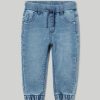 Neonato 9-36 Mesi Blukids Pantaloni E Jeans | Jogger In Denim Neonato