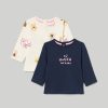 Neonata 9-36 Mesi Blukids Magliette | T-Shirt In Jersey Di Puro Cotone Neonata