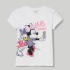 Bambini Blukids Magliette | T-Shirt Con Stampa Glitterata Disney Bambina