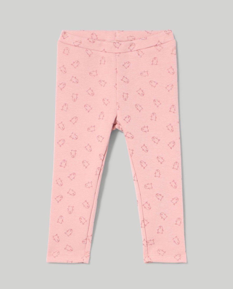 Neonata 9-36 Mesi Blukids Pantaloni E Jeans | Leggings Con Ricami In Filo Lurex Neonata