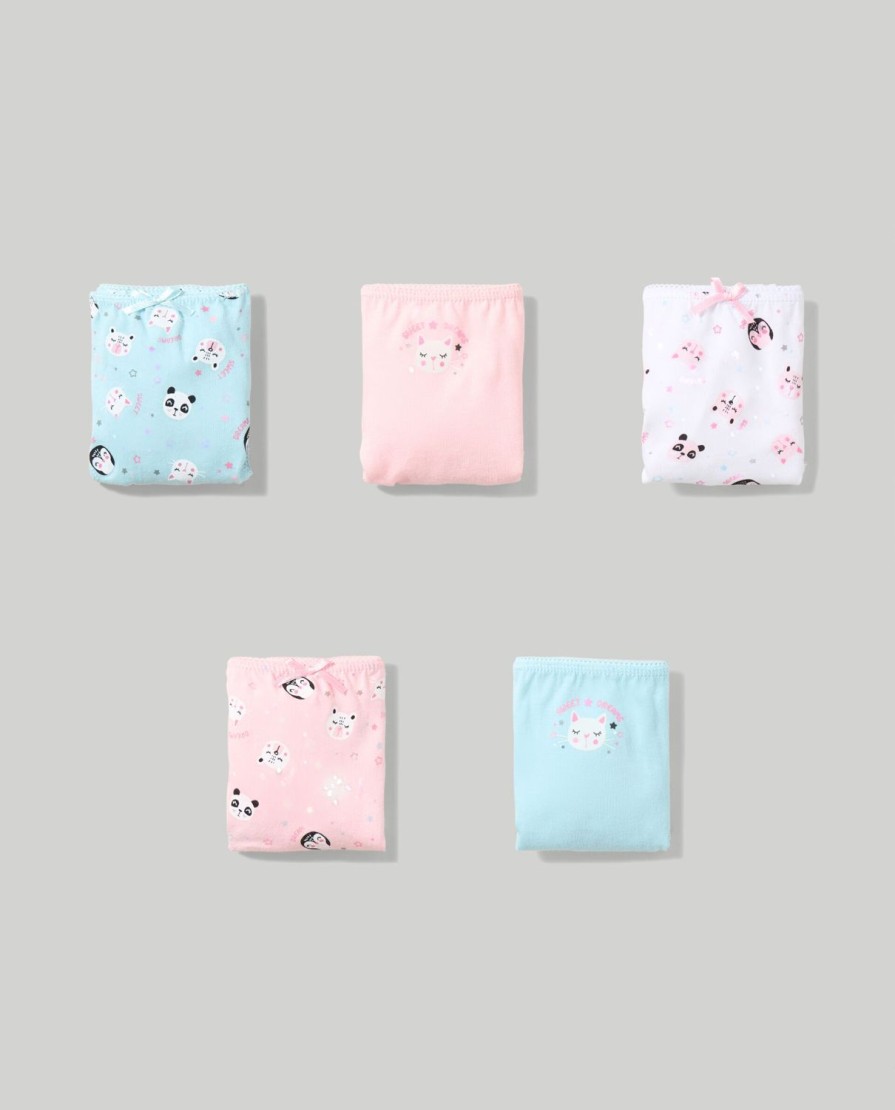 Bambini Blukids Slip E Coulotte | Pack 5 Slip Bambina