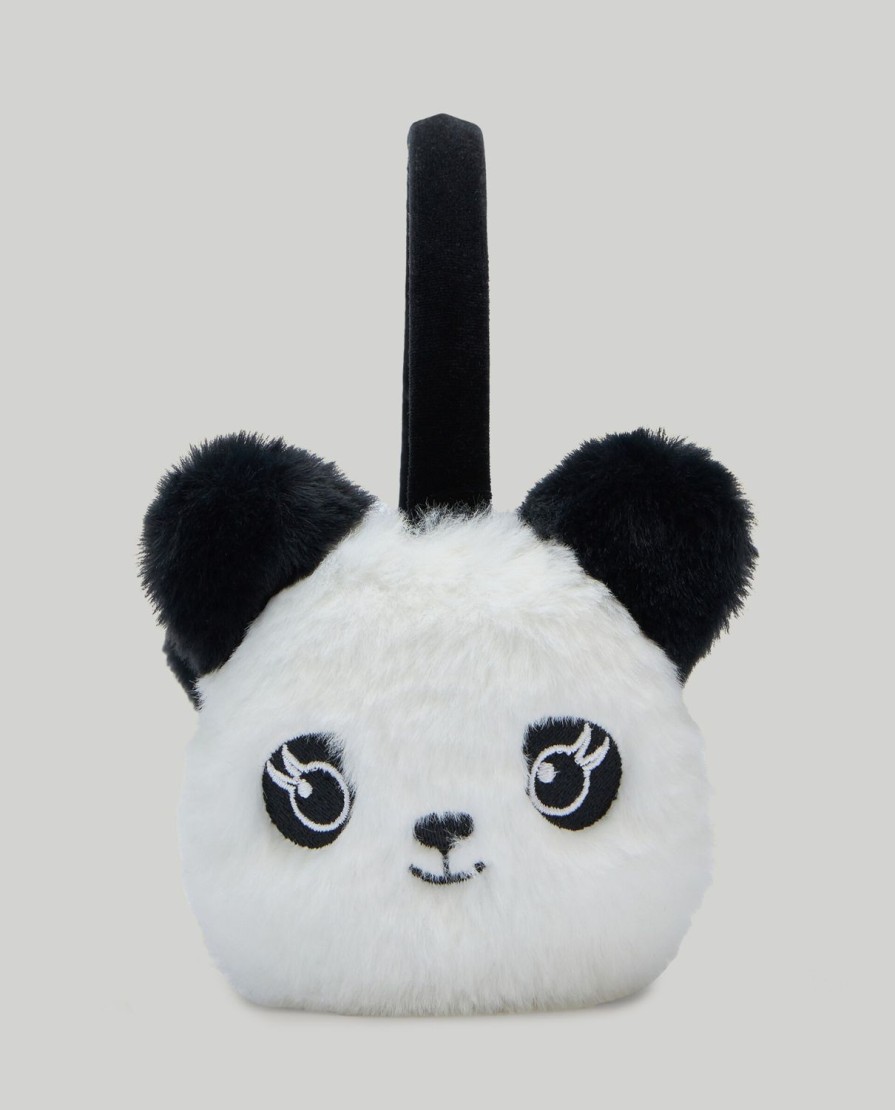 Bambini Blukids Accessori | Paraorecchie Panda In Finta Pelliccia