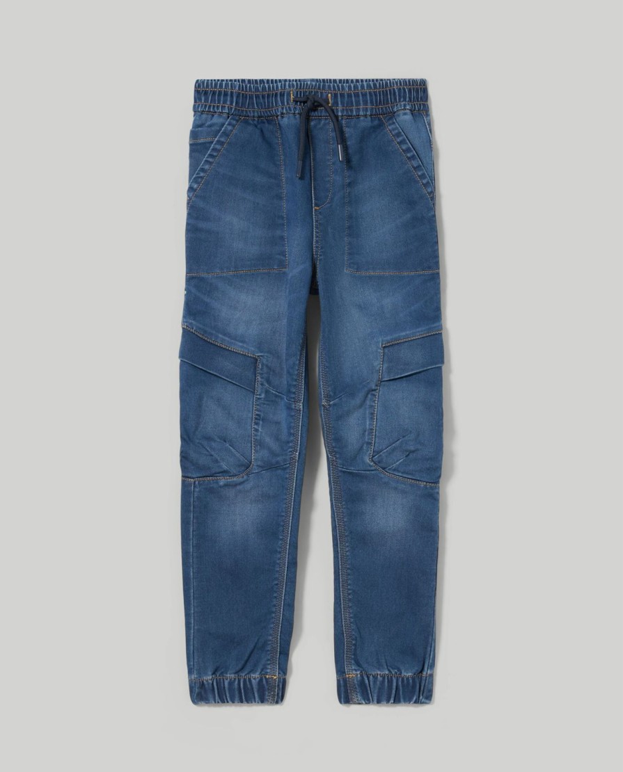 Ragazzi Blukids Jeans E Pantaloni | Denim Di Cotone Stretch Ragazzo