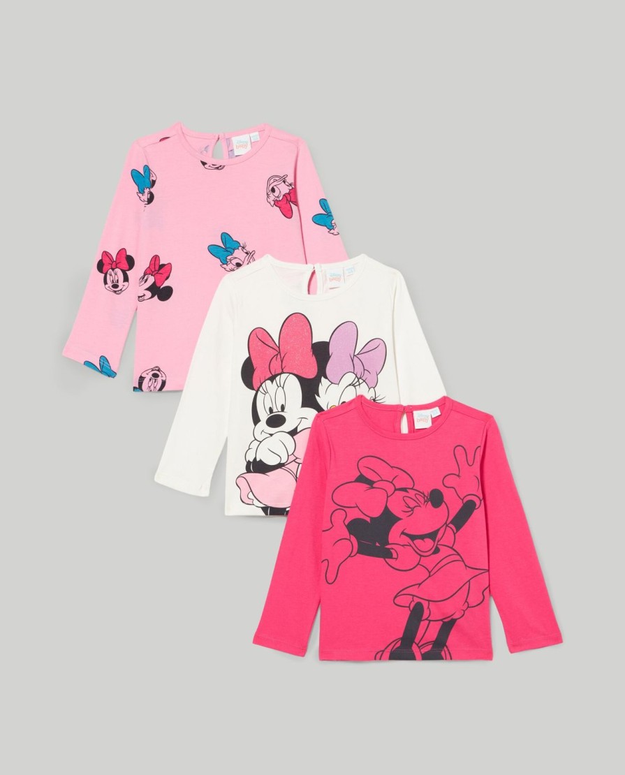 Neonata 9-36 Mesi Blukids Disney | Pack 3 T-Shirt Con Stampe Neonata