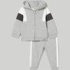 Neonato 9-36 Mesi Blukids Completini | Jogging Set In Felpa Di Cotone Neonato