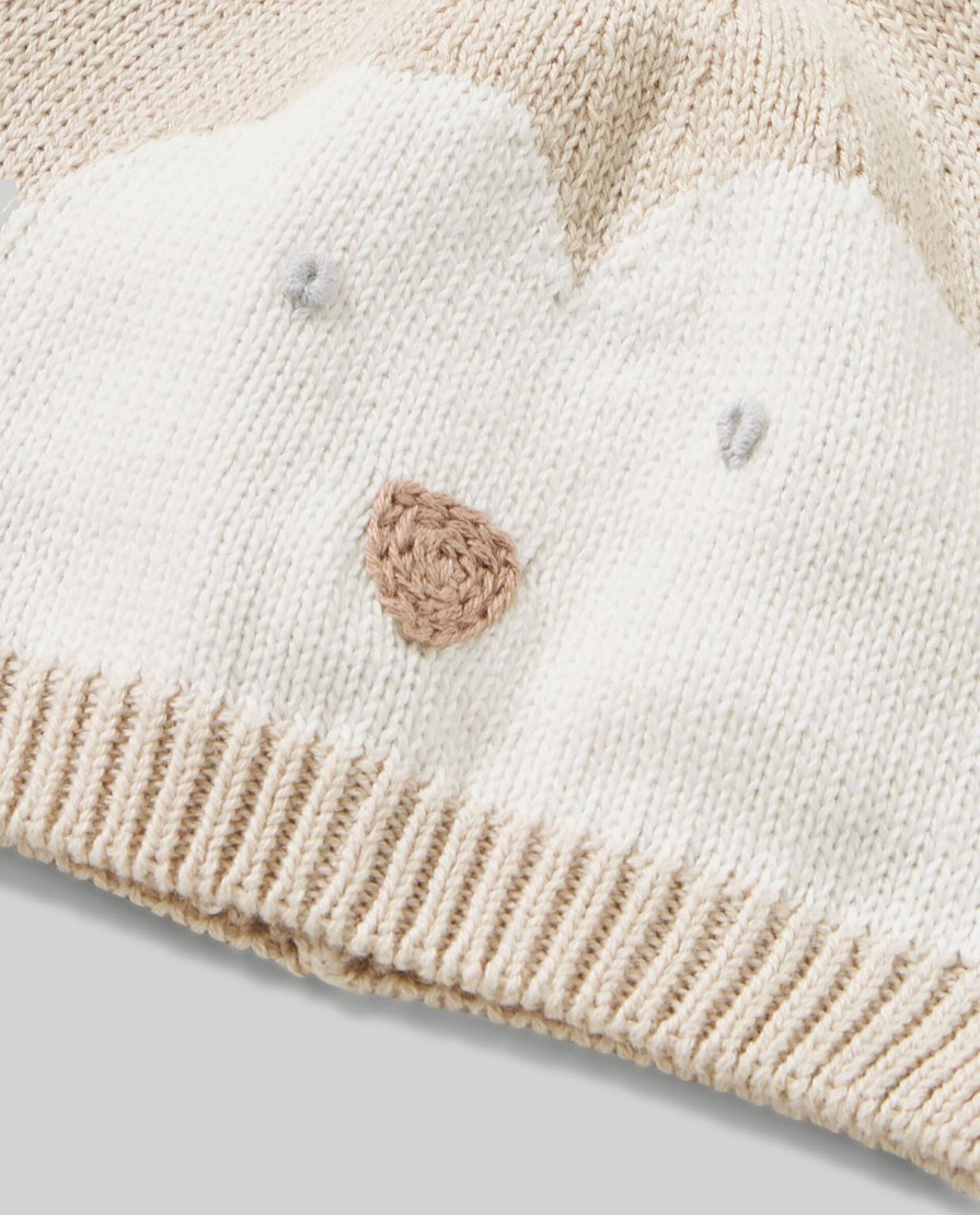 Nascita Blukids Accessori | Berretto In Tricot Di Puro Cotone