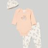 Nascita Blukids Completini | Set 3 Pezzi In Puro Cotone