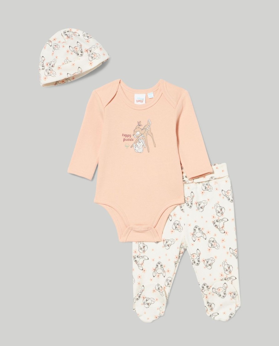 Nascita Blukids Completini | Set 3 Pezzi In Puro Cotone