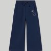 Bambini Blukids Jeans E Pantaloni | Pantaloni In Felpa Wide Leg Fit Bambina