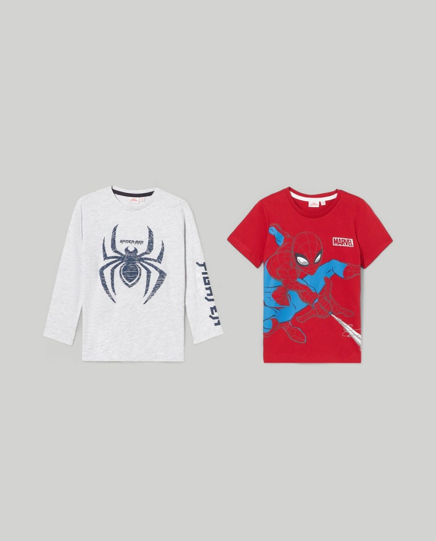 Bambini Blukids Magliette | Pack 2 T-Shirt In Cotone Bambino