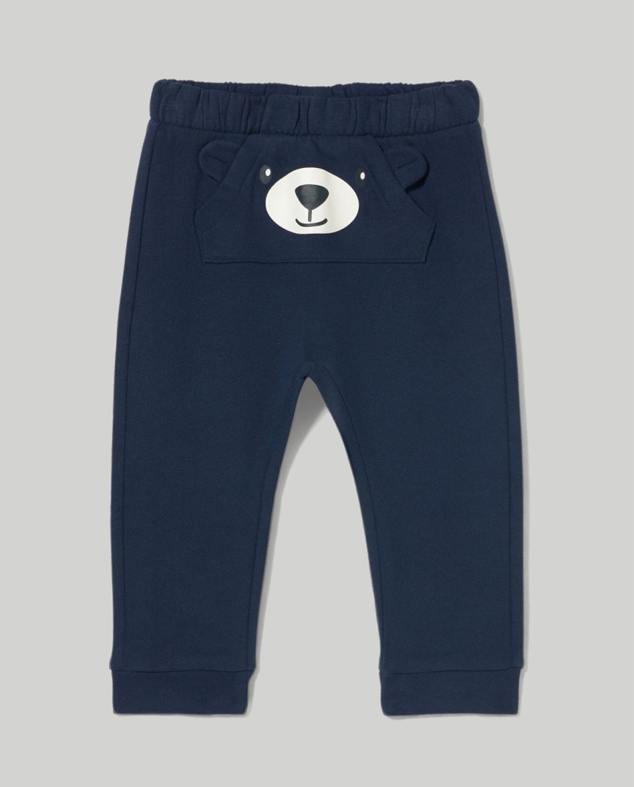 Neonato 9-36 Mesi Blukids Pantaloni E Jeans | Jogger In Cotone Neonato