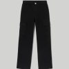 Ragazzi Blukids Jeans E Pantaloni | Pantaloni In Gabardina Di Cotone Cargo Fit Ragazza