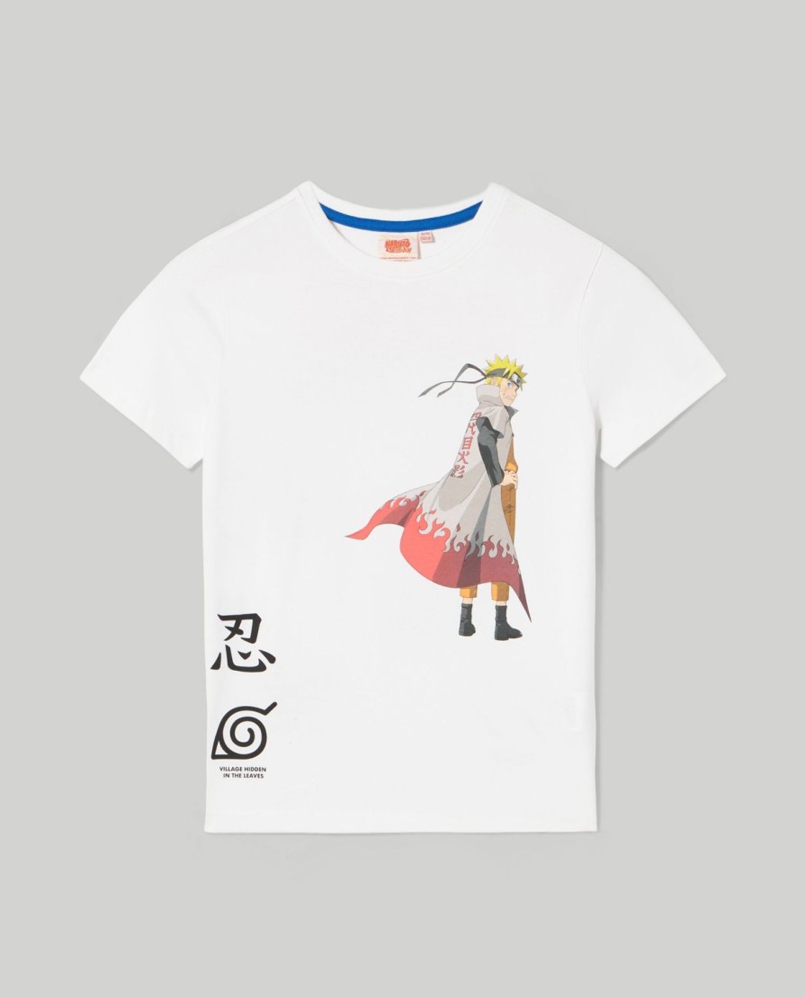 Ragazzi Blukids Magliette | T-Shirt In Puro Cotone Con Stampa Ragazzo